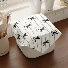 かわいいリボンデザインの防塵カバー【電子レンジ・オーブン・炊飯器・エアフライヤー用】