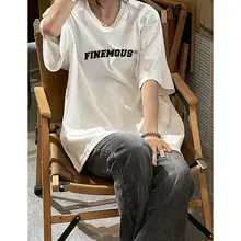 アメリカンヴィンテージスタイル コットン混 半袖Tシャツ【ルーズフィット・肩落ちデザイン・カジュアル】