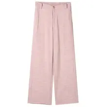 ウエストゴムのロングワイドパンツ【フィット・スリム効果・女性用】（セットアップ対応）