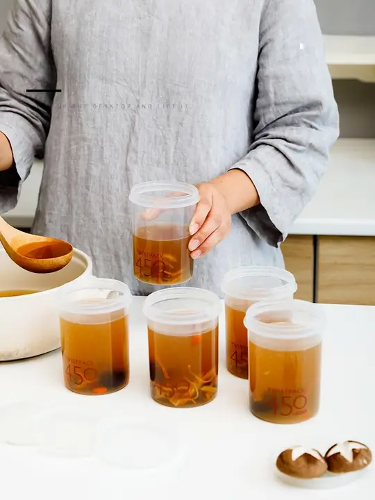 冷凍スープボックス【密閉容器・鶏スープ用・冷凍ストレージ・保存容器】