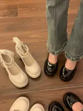 春にぴったりなマリージェーンデザインの女性用ハイヒール【フレンチスタイル・小柄向け】