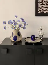 フラワーベース ガラス ヴィンテージ 上品 ダイニング リビング 生け花 インスタ映え インテリア雑貨