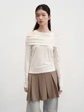 おしゃれな重ね着風Tシャツ【ロングスリーブ・ニットインナー】（セットアップ対応）