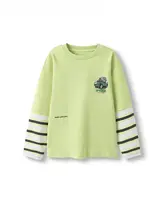 デザイナーコラボの男の子用Tシャツ【春秋用・極上の柔らかさ・重ね着スタイル】（セットアップ対応）