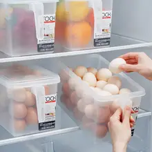 食品級の大容量卵収納ボックス【冷蔵庫用・果物と野菜の保存に便利・引き出し式】