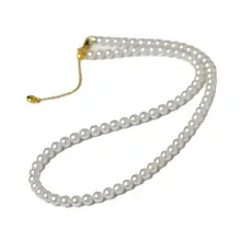 淡水パールネックレス【散りばめデザイン・鎖骨チェーン・ペンダント】
