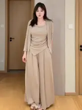 春用 レディースカーディガン【トレンドのレイヤードスタイル・ゆったりシルエット・防晒効果】（セットアップ対応）