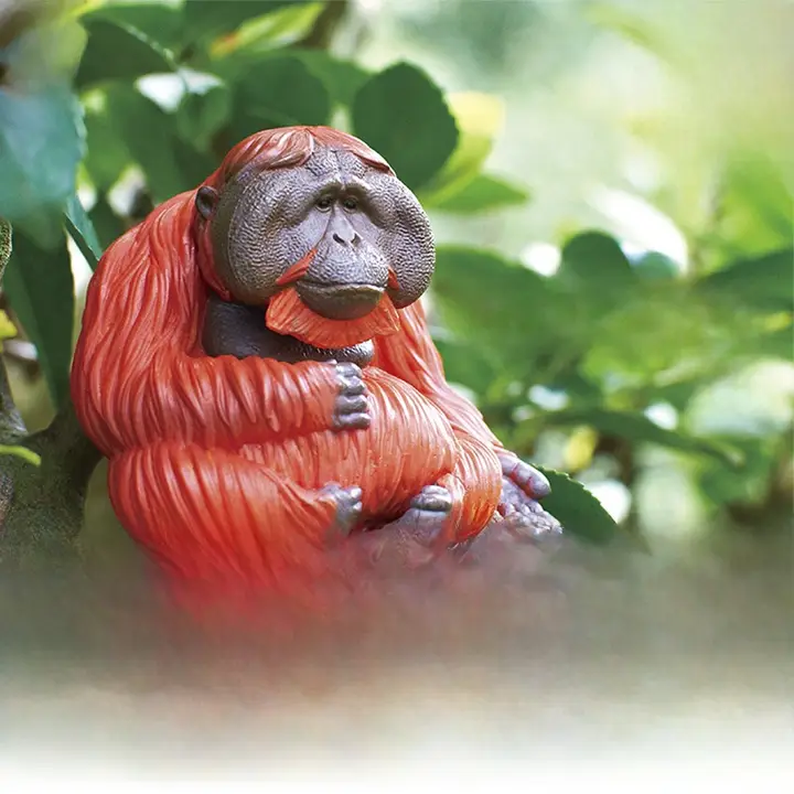 丸みを帯びた動物のカプセルトイ【ペンギン・コアラ・オランウータン・カモノハシ】（セットアップ対応）