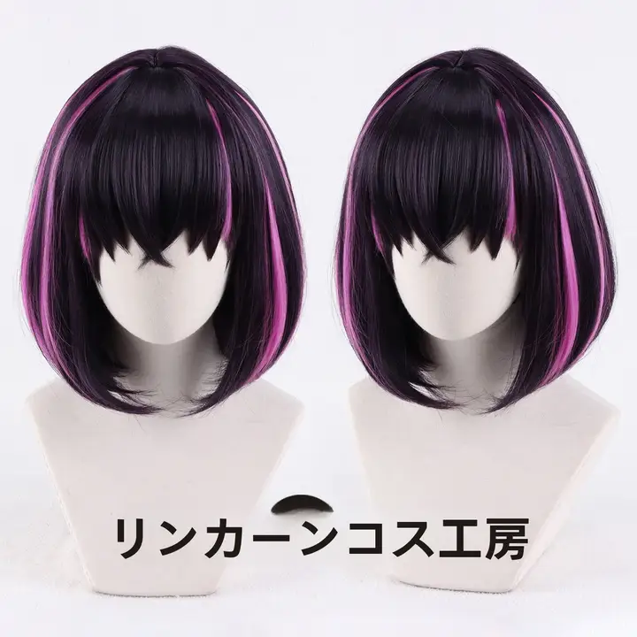 波波頭のコスプレ用ウィッグ【頭皮トップ・カジュアルスタイル・仮装アイテム】