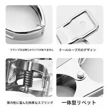 ステンレスミニ防風洗濯バサミ【強力ホールド・家庭用・中型】
