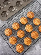 不粘加工のマドレーヌ型【焼き栗・ベイカシェルデザイン・ハンドメイド用】