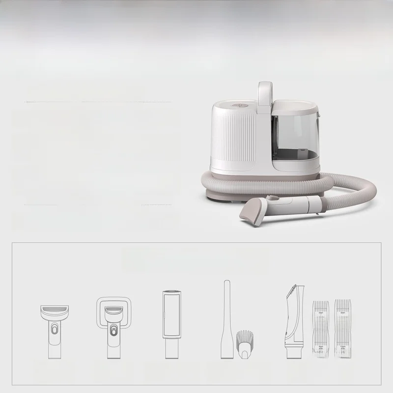 ペット用吸引型毛取り器：長毛猫向けの37000rpmハリケーン吸引機能で効率的に毛を除去
