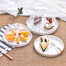 プラスチック製カバー付きフルーツ試食プレート【透明・ケーキドーム・デザート用】