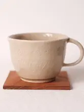 ミャンマー産 ユーカリ材のスクエアコースター【シンプルデザイン・薄型】