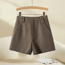 カフェブラウンのワイドレッグパンツ【秋冬用・厚手ウール・おしゃれな外出用】