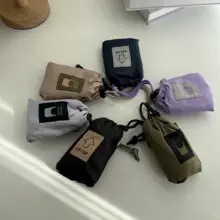 折りたたみ式小型トートバッグ【エコ・ナイロン製・カラフル】
