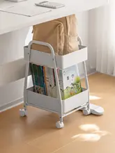 Lazy Corner 移動可能な書類収納カート【子供用・デスク下対応・車輪付き】