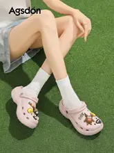 リボンデザインの厚底サンダル【夏用・ソフトソール・カジュアル】