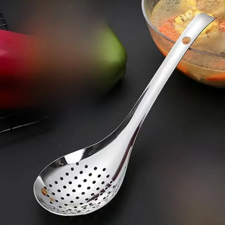 304ステンレス製の花椒こし器【家庭用・麺類や餃子のすくい取り・油切り機能】