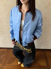 リバーシブルデザインのショートコットンジャケット【ユニセックス・シンプル・通勤用】