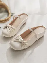 夏用オープントゥ厚底サンダル【女性用・スリッポン・内増高】