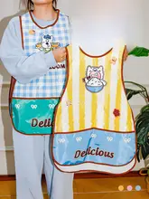 可愛いデザインのエプロン【防水・油汚れ防止・大人用】