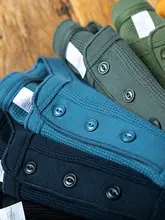 アメリカンリバイバルデザインのヘンリーネック長袖Tシャツ【高品質ワッフル生地・シンプルカラー】