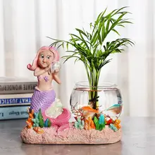 クリエイティブ水耕ガラス透明 花瓶