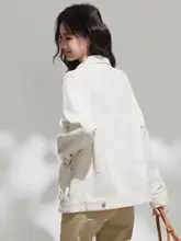カジュアルなデニムジャケット【ゆったりフィット・コージーコート】