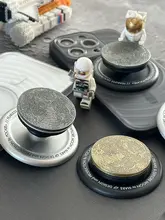 金属製マグセーフスマホスタンド【月形・16p・マット仕上げ・強力磁吸・リング型・伸縮可能】