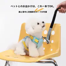 犬用ハーネス型リード【散歩用・中型犬・大型犬対応】
