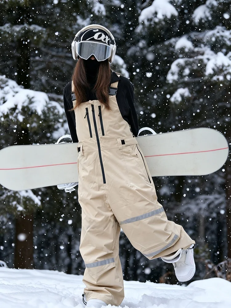 冬用スノーパンツ：防風・防水・暖かさを実現する女性向けセットアップ対応モデル