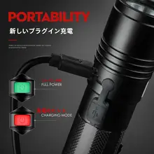 神火 A5L2 LED強力懐中電灯【USB充電・超明るい・耐久性・ポータブル・アウトドア用】