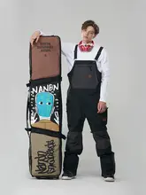 NANDN スキー板バッグ【防水・大容量・ローリングデザイン・男女兼用】