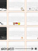 iPad Pro用キーボードトレイ保護フィルム【防指紋・かわいいデザイン・Bluetoothキーボード対応】