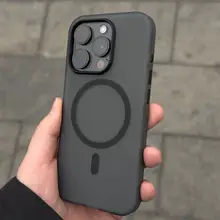 大孔デザインのブラックマグネット充電式スマホケース【FindX8s・OPPO Reno13/12PRO/K12X対応】