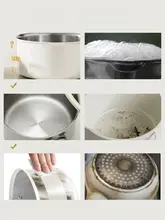 無塗装316Lステンレス製 ベビー用小鍋【陶器製・離乳食・蒸し煮対応】
