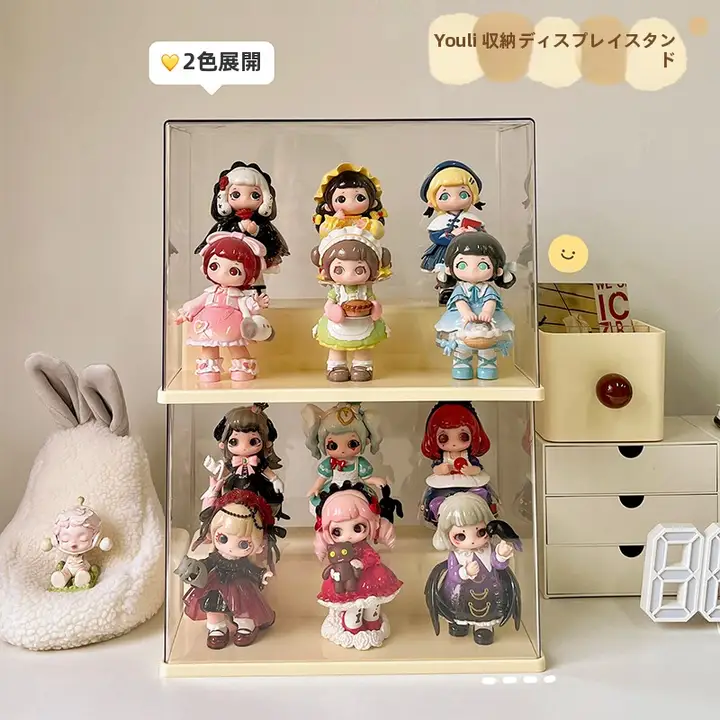 アクリル製透明展示ケース【フィギュア用・収納ボックス】