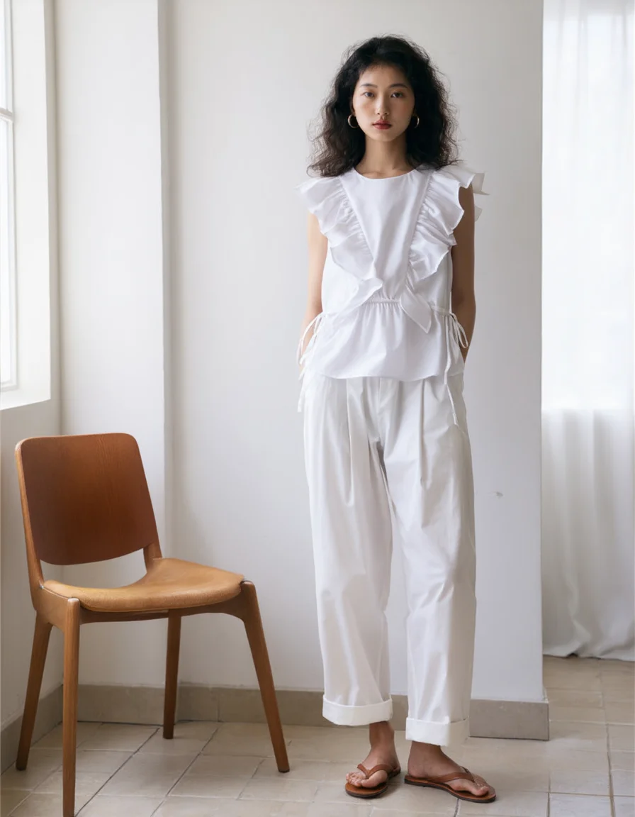 大人可愛い服 50代コーデ 完全ガイド｜Vネックシャツの選び方と着こなしの秘密