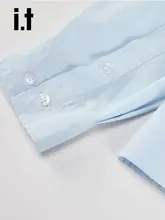 肌理感デザインの女性用カジュアルシャツ【夏用・薄手】