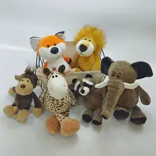 かわいい動物のぬいぐるみ【ライオン・キツネ・サル・ゾウ・安心抱き枕】