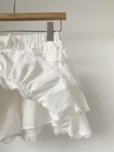 高腰デザインのふんわりケーキスカート【甘い雰囲気・女性用・シンプルコーデ】（セットアップ対応）