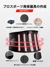 プロフェッショナルスポーツ用腰サポーター【男女兼用・バスケットボール・バドミントン・ランニング用】