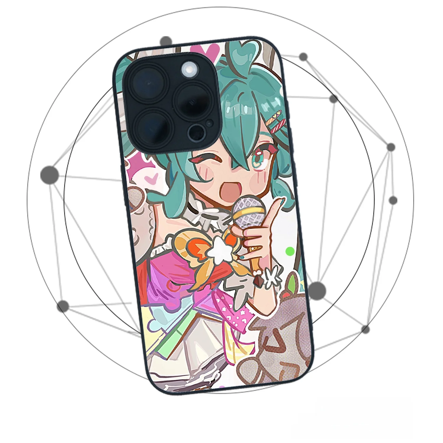 多動児童とのコラボスマートフォンケース：9397号列车のキャラクターイラストが特徴