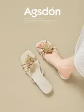 フレンチスタイルの女性用サンダル【粗いヒール・夏用・ビーチやデイリーユース】
