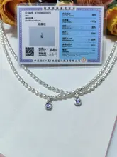 エレガントなタンザナイトネックレス【天然淡水パール・ロックボーンデザイン】