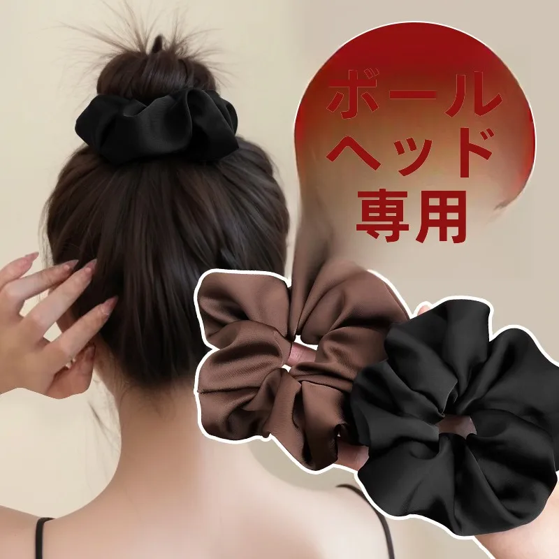 高いお団子ヘア用ヘアゴム：長持ち・高弾性で不器用なロングヘアまとめも簡単