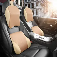 快適な使用感！大きいサイズの記憶泡枕【頭と腰をサポート・車用・デザイン性のある枕】（セットアップ対応）
