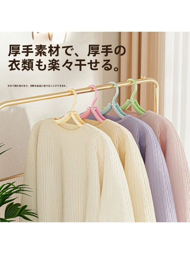 室内干し折りたたみはどんな場所に使えるの？越图の携帯用折りたたみハンガーが解決する、日常の整理悩み