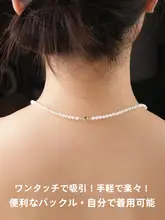 925純銀パールネックレス用マグネットクラスプ【高級感あるアクセサリー・DIY用】